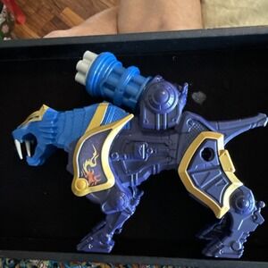 Power Rangers Action Figure Sabretooth Canon Turns Mouth‎ Opens. 4008